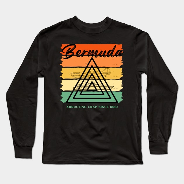 bermuda triangle Long Sleeve T-Shirt by Paranormal Almanac